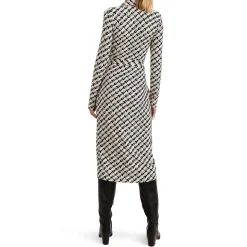 Hot Gina Geo Wrap Dress Women Dresses