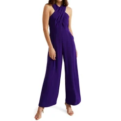 Hot Giorgia Crossover Wide-Leg Jumpsuit Women Jumpsuits