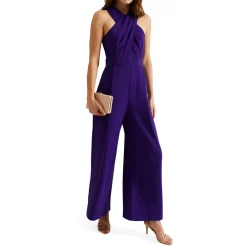 Hot Giorgia Crossover Wide-Leg Jumpsuit Women Jumpsuits
