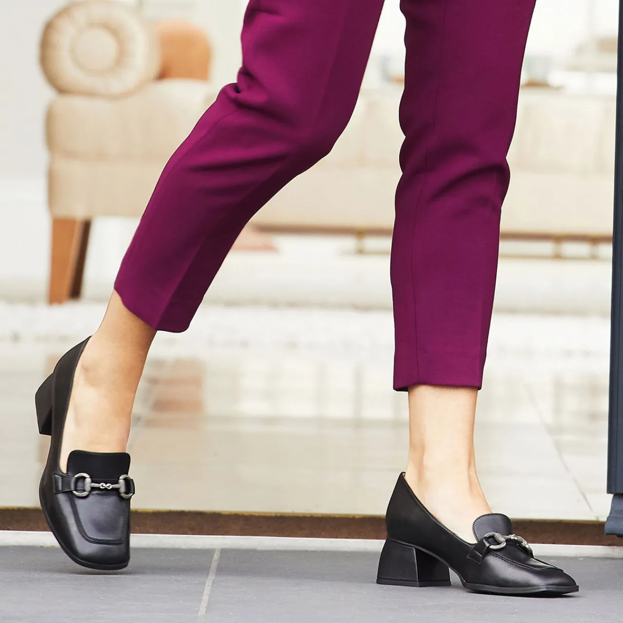 New Giselle Block Heels Women Heels