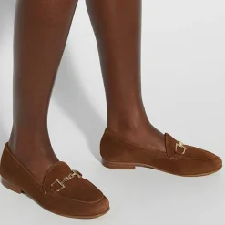 Outlet Glair Suede Snaffle Trim Loafers Women Loafers