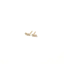Best Glimmer 18k Gold-Plated Crystal Studs Women Earrings