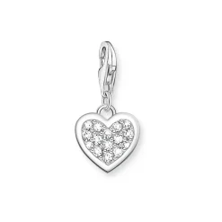 Glitter Heart Charm Women Charms