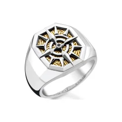 Best Gold Plated Compass Ring Women Rings