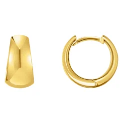 Sale Gold-Plated Trapezoidal Hoop Earrings Women Earrings