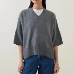 Best Goletta Knit Cape Sweater Women Sweaters & Cardigans