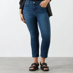 Outlet Good Legs High-Rise Cropped Straight Leg Jeans Women Denim