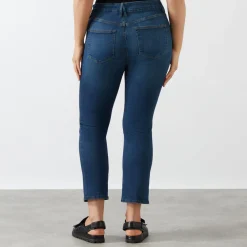 Outlet Good Legs High-Rise Cropped Straight Leg Jeans Women Denim