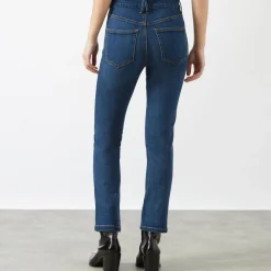 Outlet Good Legs High-Rise Cropped Straight Leg Jeans Women Denim