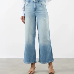 Best Good Skate Wide Cropped Jeans Women Denim