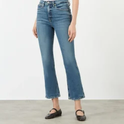 Hot Good Standard Kick Flared Jeans Women Denim
