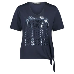 Hot Graphic Drawstring T-Shirt Women Tops