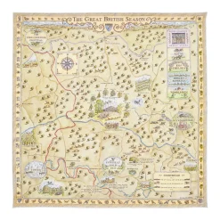 New Great British Season Silk Scarf Women Scarves