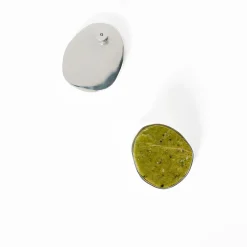 Hot Green Jasper Disc Earring Women Earrings