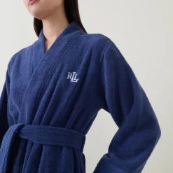 Outlet Greenwich Terry Logo Robe Women Sleepwear