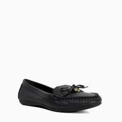 Clearance Grovers Wide-Fit Leather Moccasins Women Flats