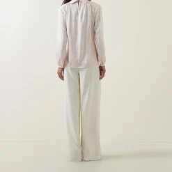 Best Gwyneth Blouson-Sleeve Blouse Women Tops