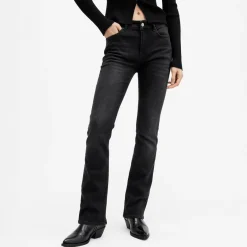Haldan Mid-Rise Bootcut Jeans Women Denim