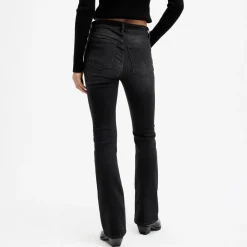 Haldan Mid-Rise Bootcut Jeans Women Denim