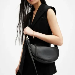 Outlet Half Moon Leather Crossbody Bag Women Crossbody Bags