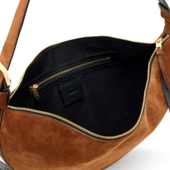 New Halfmoon Suede Shoulder Bag Women Shoulder Bags