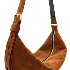 New Halfmoon Suede Shoulder Bag Women Shoulder Bags