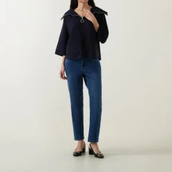 Clearance Half-Zip Sweater Women Tops