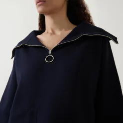 Clearance Half-Zip Sweater Women Tops