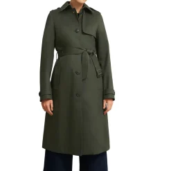 Hot Hallie Belted Trench Coat Women Coats & Jackets