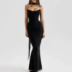 Clearance Hallie Neck Scarf Corset Women Tops