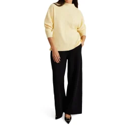 Outlet Hannah Ribbed Solid Sweater Women Sweaters & Cardigans