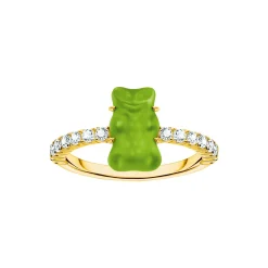 Clearance Haribo Green Goldbear Ring Women Rings