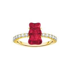 Clearance Haribo Red Goldbear Ring Women Rings