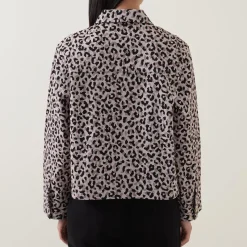 Harley Leopard Overshirt Women Coats & Jackets
