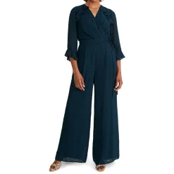 Online Hattie Wrap Wide Leg Jumpsuit Women Jumpsuits