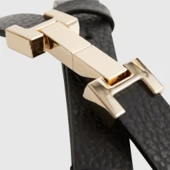 Clearance Hayley Textured Narrow Leather Belt Women Belts