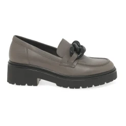 Hot Hayseed Chain-Detail Loafers Women Loafers