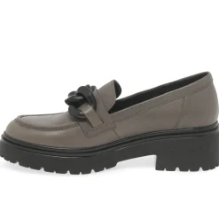 Hot Hayseed Chain-Detail Loafers Women Loafers