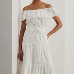 Outlet Hazfrell Embroidered Tiered Dress Women Dresses
