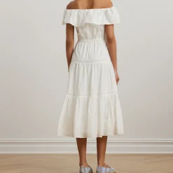 Outlet Hazfrell Embroidered Tiered Dress Women Dresses