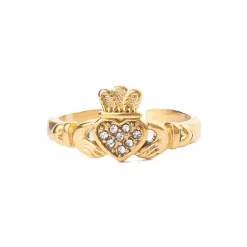 Heart Crown Ring Women Rings