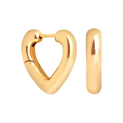 Hot Heart Open Hoop Earrings Women Earrings