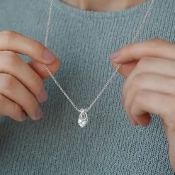 Heart Pendant Necklace Women Charms