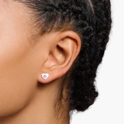 Online Heart Shaped Stud Earrings Women Earrings