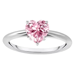 Clearance Heart-Shaped Zirconia Ring Women Rings