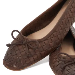 Clearance Heat Woven Bow Ballet Flats Women Flats