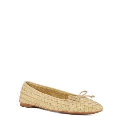 Sale Heat Woven Bow Ballet Flats Women Flats