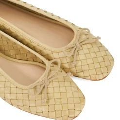 Sale Heat Woven Bow Ballet Flats Women Flats