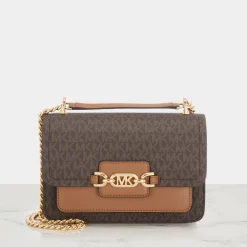 New Heather Large Logo-Canvas Shoulder Bag Women Crossbody Bags|Shoulder Bags