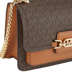 New Heather Large Logo-Canvas Shoulder Bag Women Crossbody Bags|Shoulder Bags